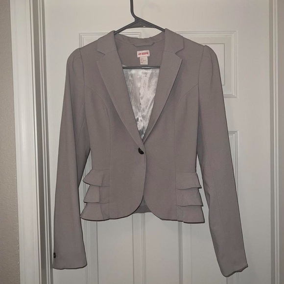 like new xsmall grey H&M blazer - Picture 1 of 3